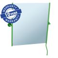 MERIDA STELLA GREEN LINE tilting mirror in a matt green frame with a handle for easy tilt angle adjustment, 50 x 60 cm, green